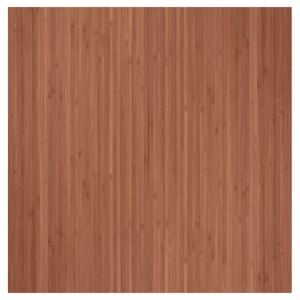 vidaXL Rug Square Brown 100x100 cm Bamboo