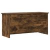 vidaXL Storage Chest Smoked Oak 100 x 40 x 50 cm Engineered Wood