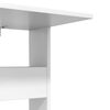 vidaXL Side Table White 40 x 35 x 60.5 cm Engineered Wood