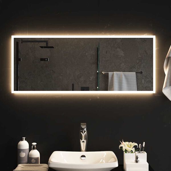 vidaXL LED Bathroom Mirror 100x40 cm