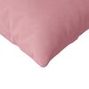 vidaXL Sofa Pillows 2 pcs Pink 120 x 40 cm Corduroy Fabric