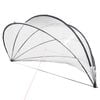 vidaXL Pool Dome Folding Manual Transparent 430 x 430 x 210 cm PVC