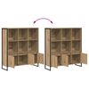 vidaXL Book Cabinet 2 pcs Artisian Oak 99.5 x 30 x 108 cm