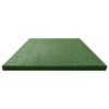 vidaXL Fall Protection Tiles 12 pcs Rubber 50x50x3 cm Green