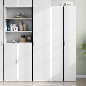 vidaXL Highboard White 45x42,5x185 cm Engineered Wood