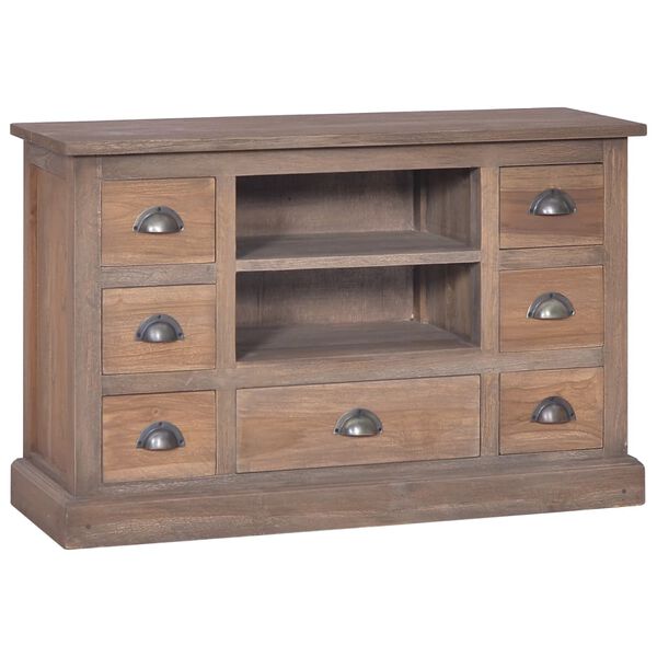 vidaXL Sideboard 90x30x58 cm Solid Teak Wood