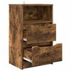 vidaXL Bedside Table Smoked Oak 40 x 30 x 467 cm Engineered Wood
