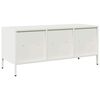 vidaXL TV Cabinet White 101.5x39x43.5 cm Cold-rolled Steel