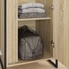 vidaXL Warderobe 2 pcs Sonoma 50 x 50 x 200 cm Engineered Wood