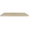 vidaXL Floating Wall Shelves 2 pcs Oak 90x23.5x3.8 cm MDF