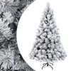 vidaXL Artificial Hinged Christmas Tree 180 cm PVC and Metal