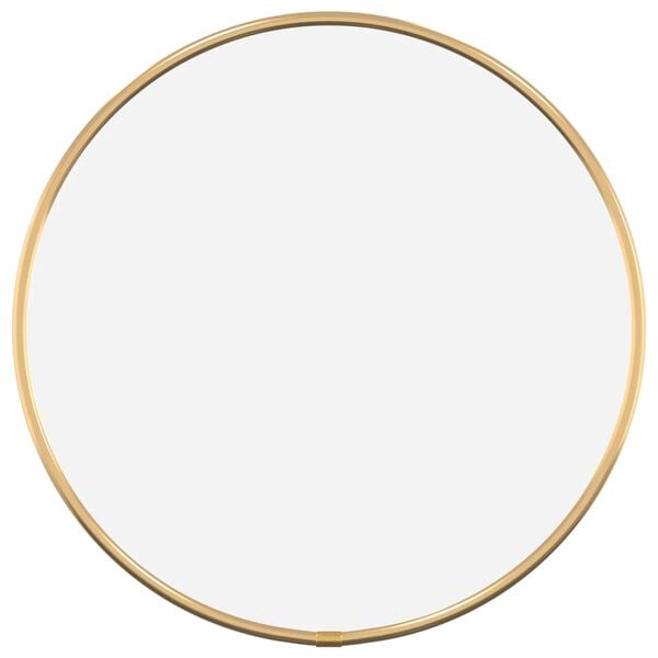 vidaXL Wall Mirror Gold &Oslash; 30 cm Round