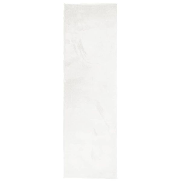 vidaXL Rug OVIEDO Short Pile Cream 80x250 cm