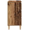 vidaXL Bedside Cabinet Old Wood 40 x 35 x 70 cm Engineered Wood