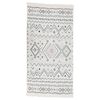 vidaXL Rug Beige and Blue 100x300 cm Cotton
