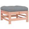 vidaXL Garden Footstool with Cushion Solid Wood Douglas