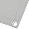 vidaXL Balcony Screen Light Grey 75x700 cm 100% Polyester Oxford