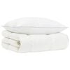 vidaXL 90% Goose Down Duvet Set FULDA 2 pcs 152 x 203 cm All Seasons