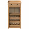 vidaXL Wine Cabinet Panama 57x40x111.5 cm Solid Wood Pine
