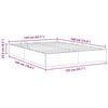 vidaXL Storage Bed with Mattress Black 135 x 190 cm Fabric