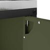 vidaXL Kitchen Storage with Shelf Olive Green 90 x 50 x 92 cm Steel