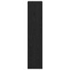 vidaXL Room Divider Bookcase Black Oak 131.5 x 29 x 131.5 cm