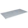 vidaXL Grating Silver 80 x 40 x 2 cm Hot-Dip Galvanised Steel