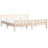 vidaXL Bed Frame without Mattress Solid Wood 160x200 cm