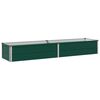 vidaXL Raised Garden Bed Green 160 x 40 x 24 cm cold-rolled steeel