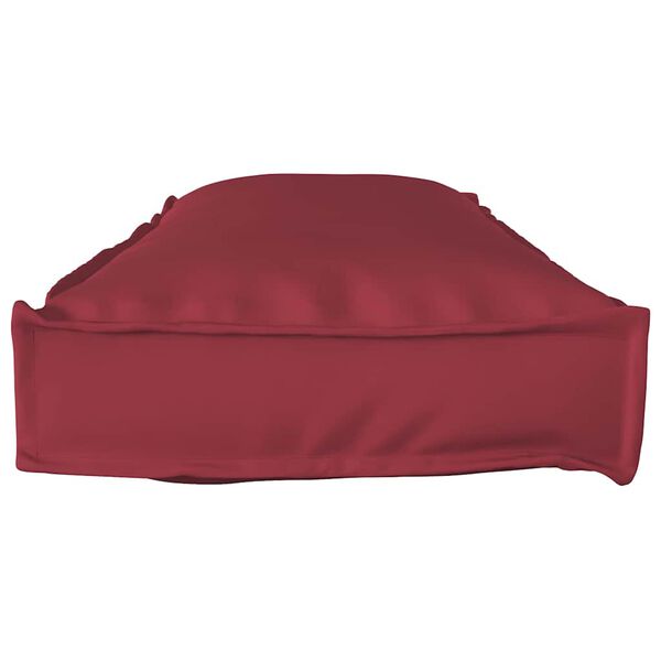 vidaXL Pallet Cushion for Bench Wine Red 120 x 40 x 8 cm Oxford fabric