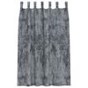 vidaXL Velvet Curtains 2 pcs Silver Grey 175 x 140 cm Velvet
