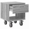 vidaXL Bedside Table Grey Sonoma 40.5 x 40 x 48 cm Engineered Wood
