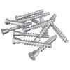 vidaXL Confirmat Screws 2500 pcs Silver Metal