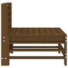 vidaXL Garden Middle Sofa Honey Brown Solid Wood Pine
