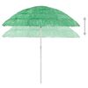 vidaXL Hawaii Beach Parasol Green 240 cm