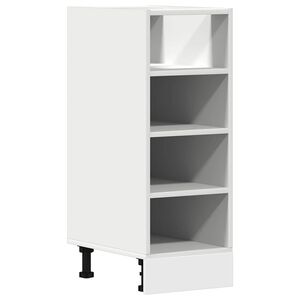 vidaXL Bottom Cabinet Riga White 30x44.5x81.5 cm Engineered Wood