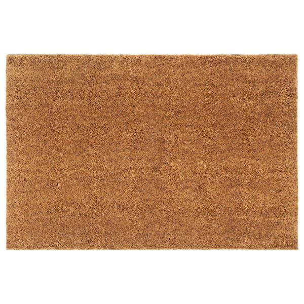 vidaXL Door Mat Natural 60x90 cm Tufted Coir