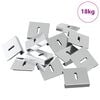 vidaXL Mirror Hold Bracket 340 Nickel 35 x 30 x 8.3 mm Steel