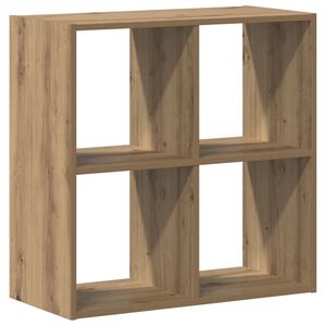 vidaXL Bookcase Artisian Oak 68.5x32x68.5 cm Engineered Wood