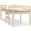 vidaXL High Sleeper Bed without Mattress 90x200 cm Solid Wood Pine