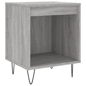 vidaXL Bedside Cabinet Grey Sonoma 40x35x50 cm Engineered Wood