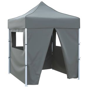 vidaXL Party Tent Folding Anthracite 200 x 200 x 315 cm Oxford Fabric