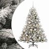 vidaXL Artificial Christmas Tree with Bauble 120 cm 150 LEDs