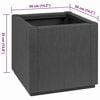 vidaXL Garden Planter Anthracite 36 x 36 x 35 cm Polypropylene