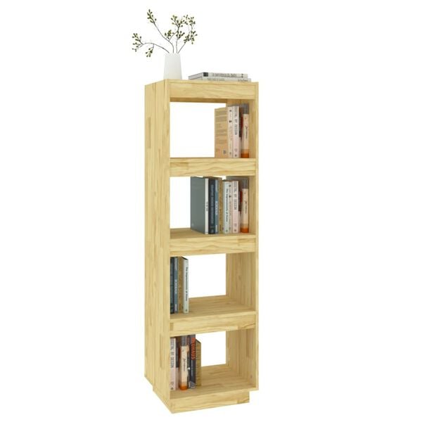 vidaXL Book Cabinet/Room Divider 40x35x135 cm Solid Pinewood
