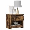 vidaXL Bedside Cabinets 2 pcs Smoked Oak 40x30x39 cm Engineered Wood