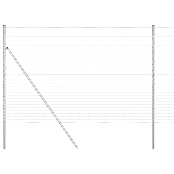 vidaXL Fence Post Galvanized 25 x 1.6 m Steel