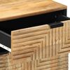 vidaXL Bedside Cabinet Brown 50x33x60 cm Solid Wood Mango