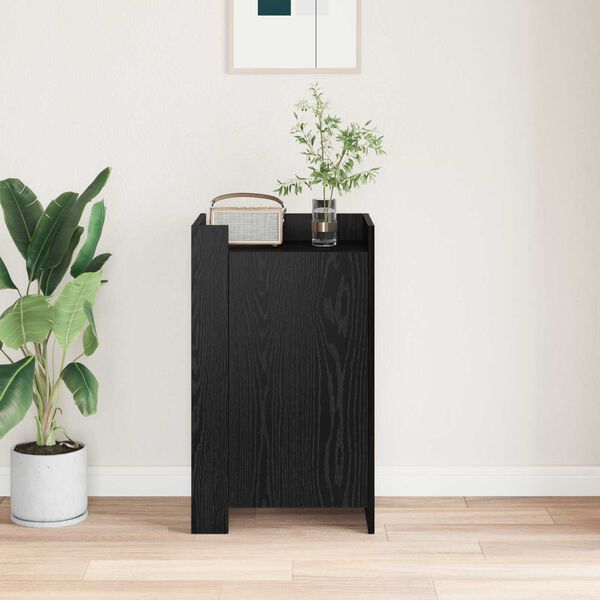 vidaXL Sideboard Black Oak 45 x 35 x 75 cm