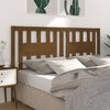 vidaXL Headboard Honey Brown 141x4x100 cm Solid Wood Pine